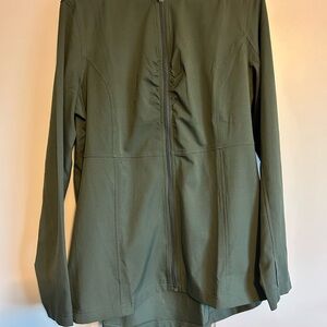 St. John's Bay Yoga Jacket in Forest Green
